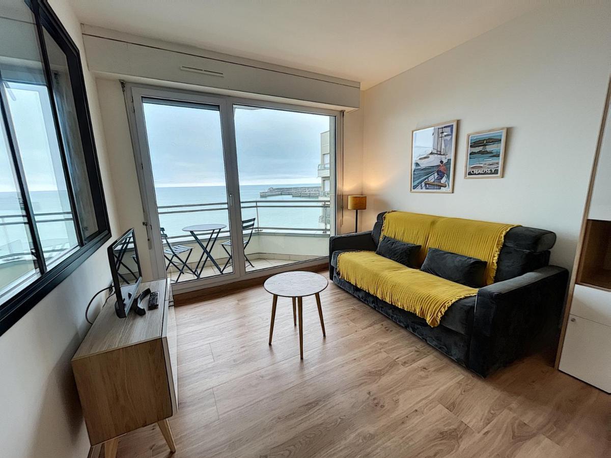 Charmant T2 En Front De Mer, 4 Pers., Ascenseur, Garage, Wi-Fi - Fr-1-361-383 Granville Exterior photo